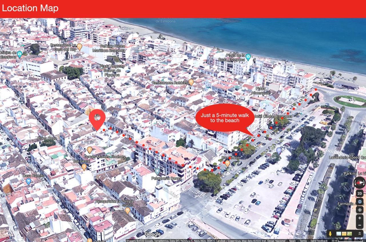Unique Andalusian Townhouse Next To Beach Estepona Buitenkant foto